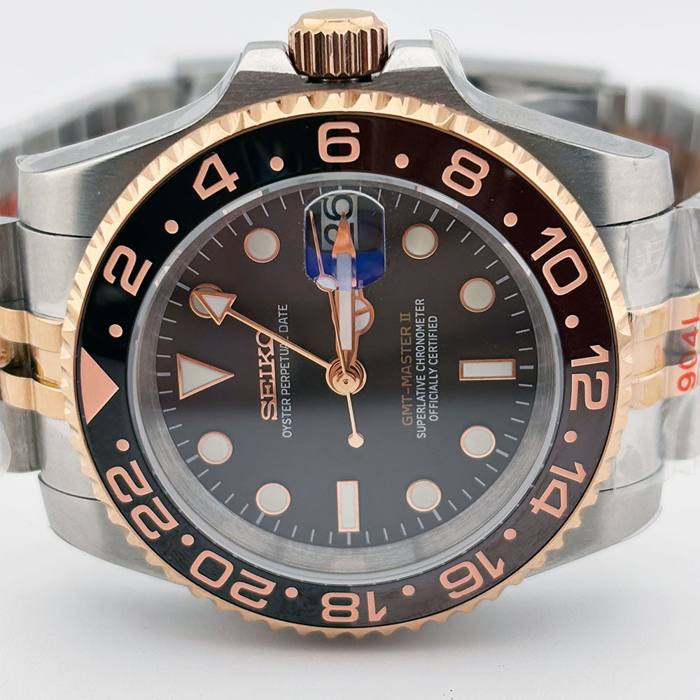 SeikoMod GMT Twotone Coke