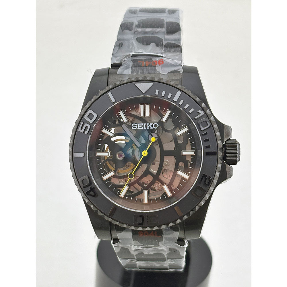 SeikoMod Submariner Black II(Hollow out design)