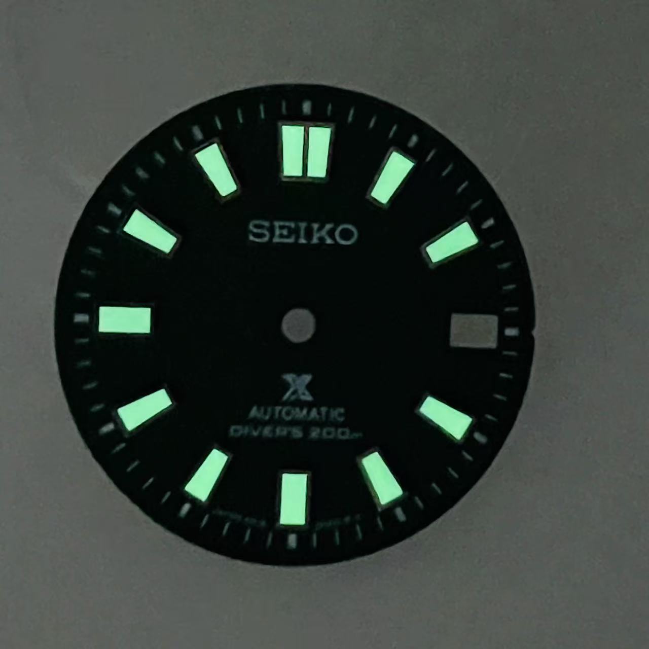 Custom SeikoDial tree grain