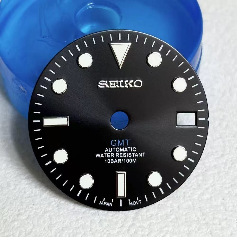 Custom SeikoDial GMT Black