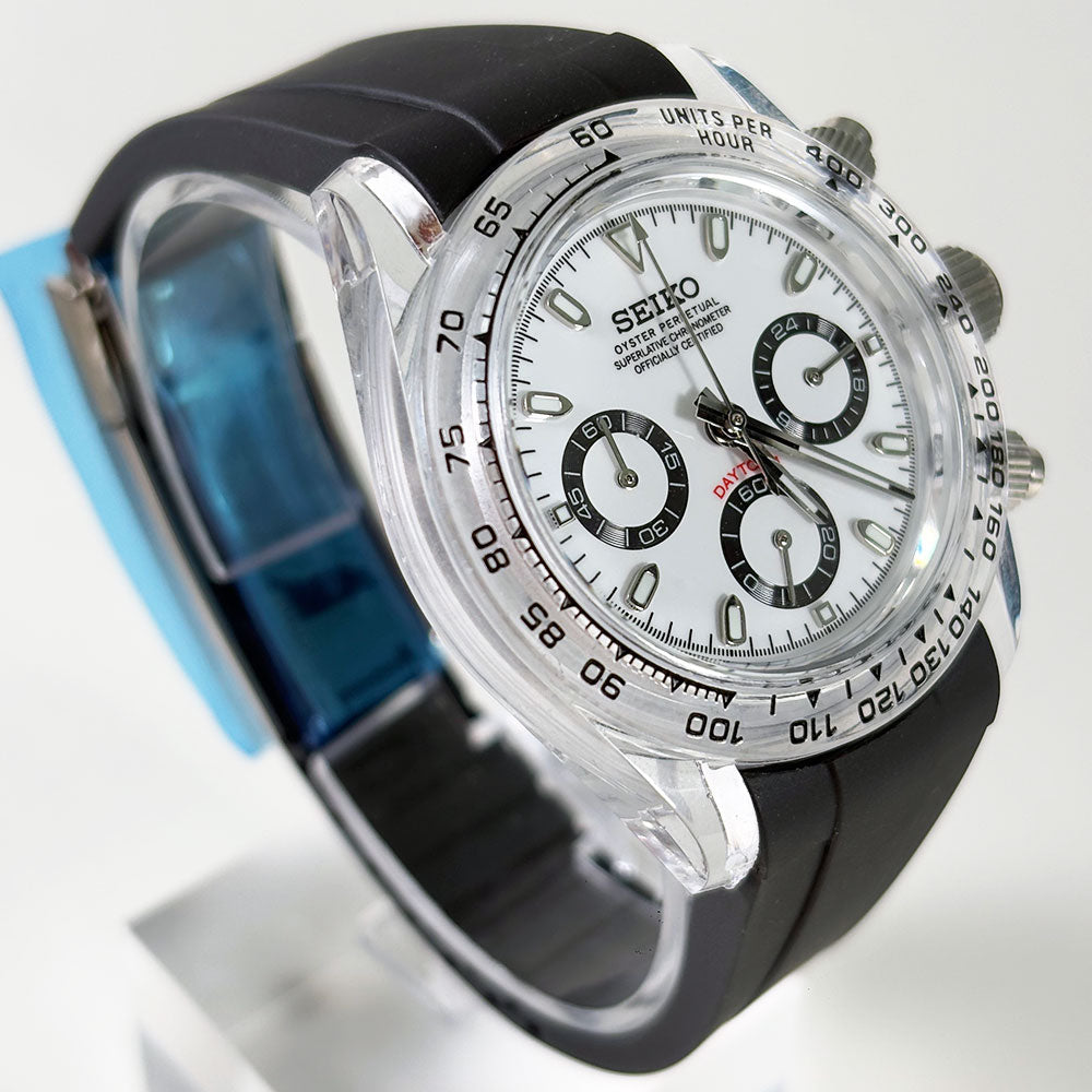 SeikoMod Daytona Panda Clear Case