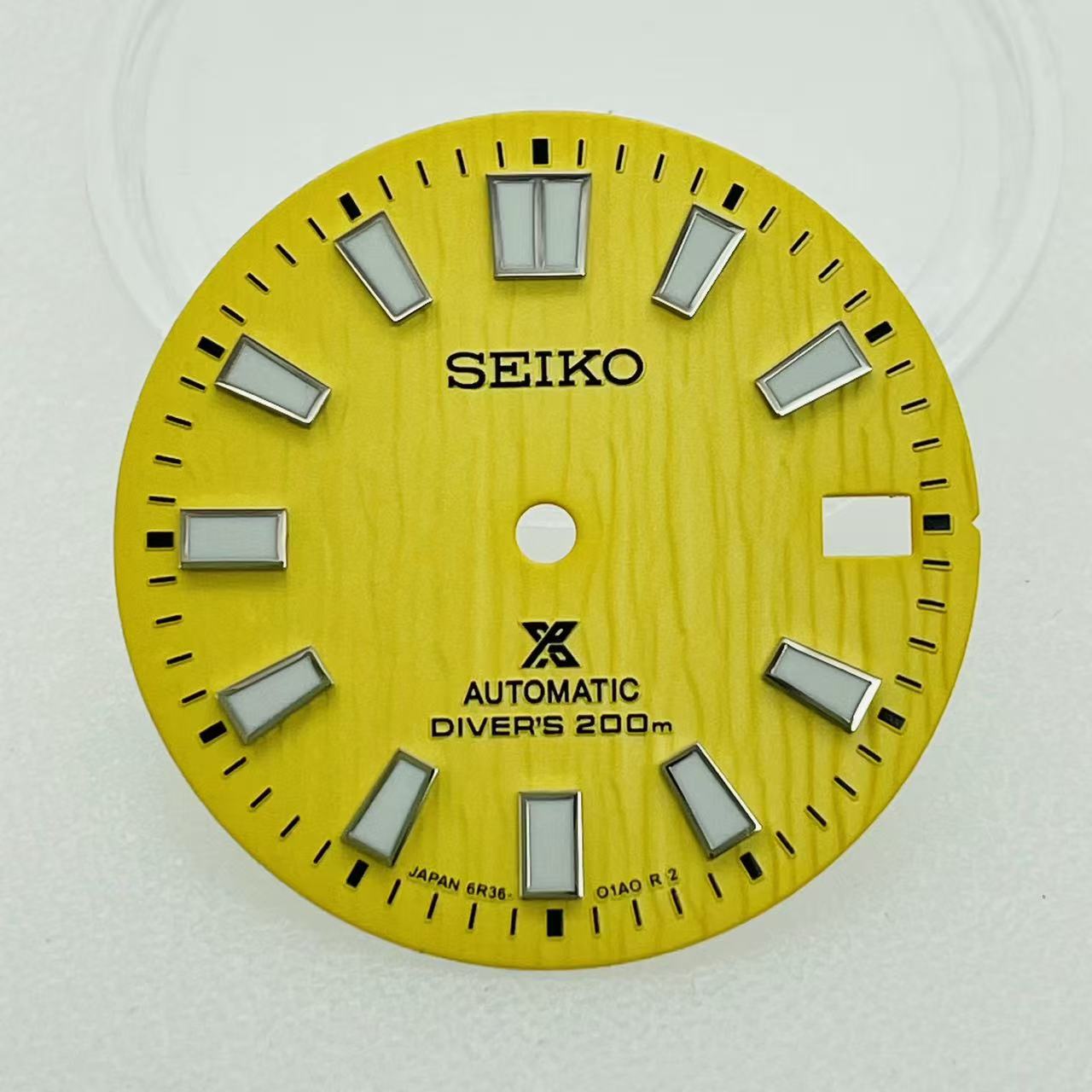 Custom SeikoDial tree grain