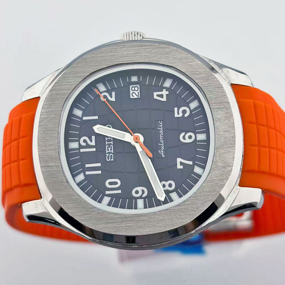SeikoMod Aquanaut Black Orange