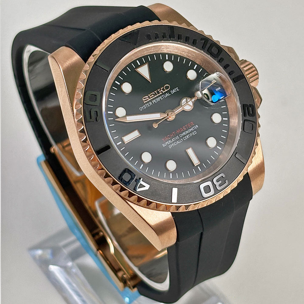 SeikoMod Yacht Master Rose Gold
