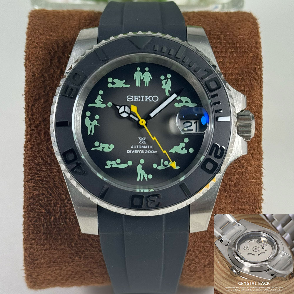 SeikoMod Submariner Funny position