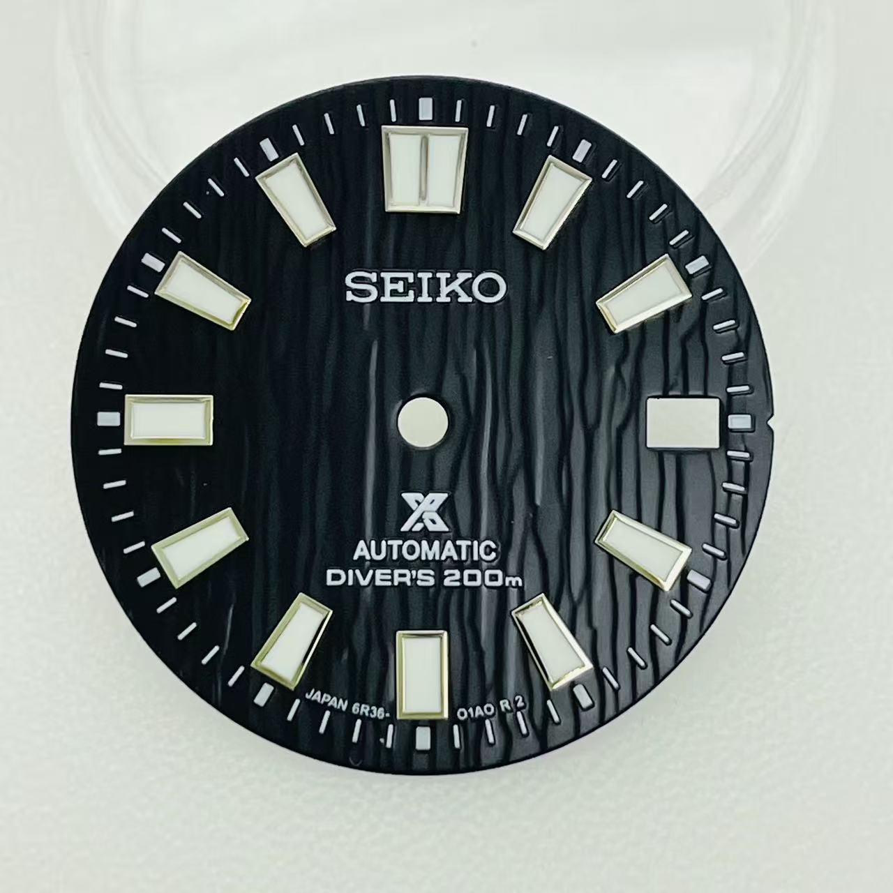 Custom SeikoDial tree grain
