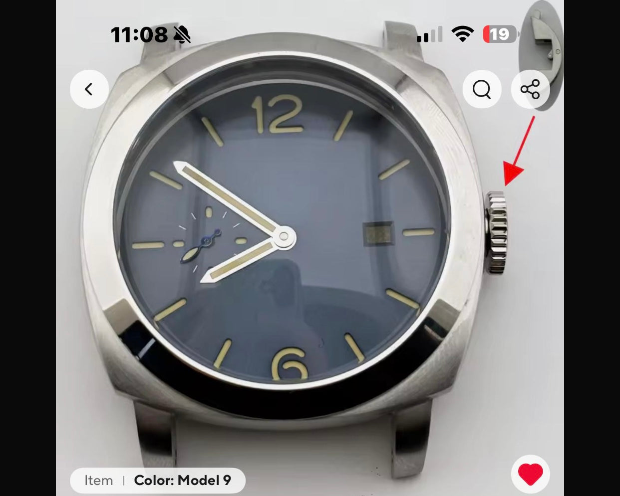 Two custom watches NO Strap