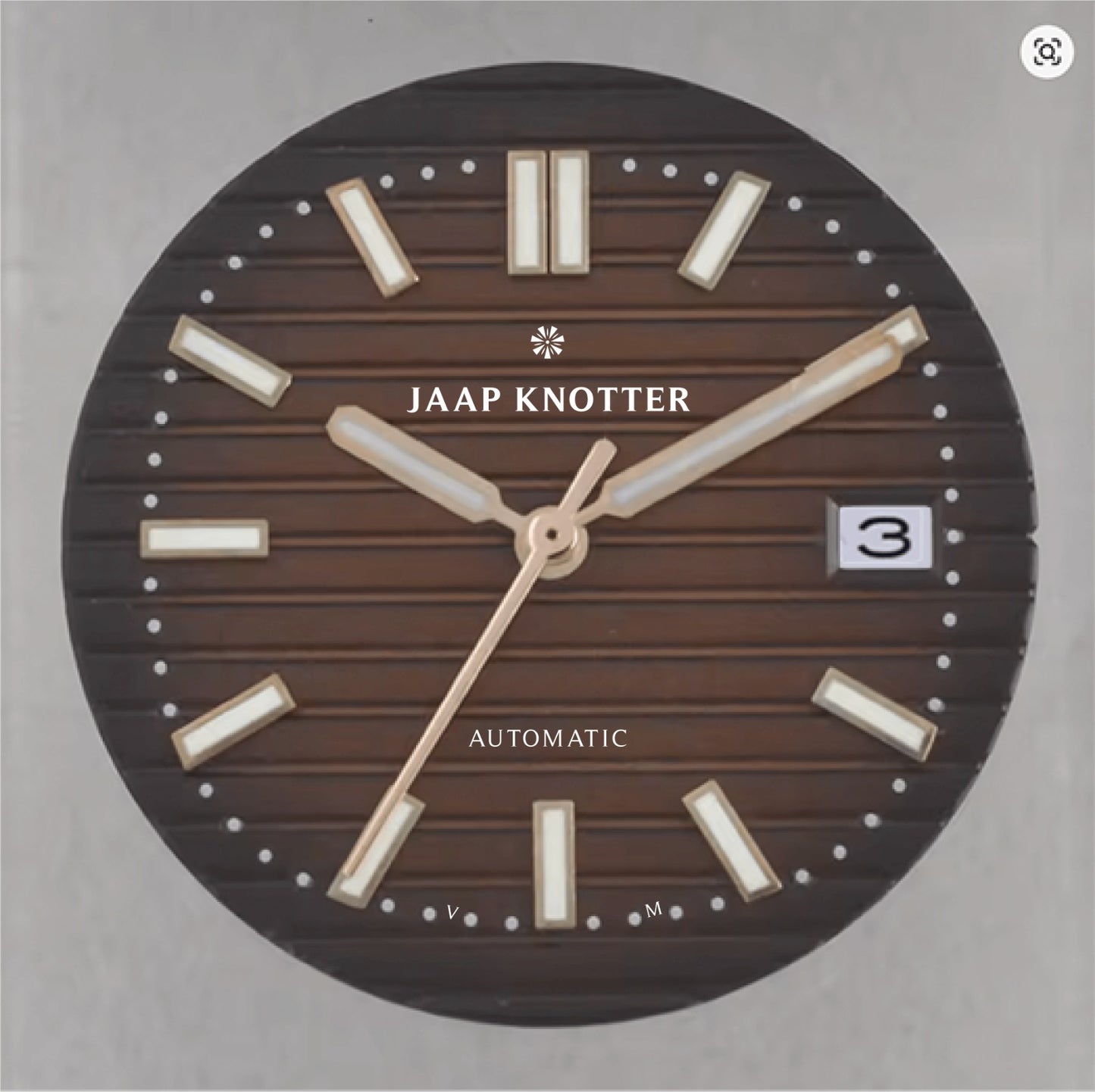 Custom dial plus two hands
