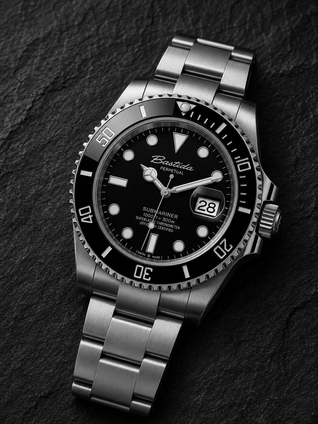 Custom watch, Transparent back