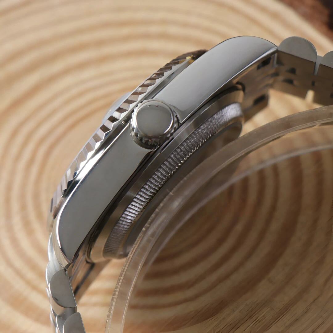 SeikoMod Datejust Arabic White