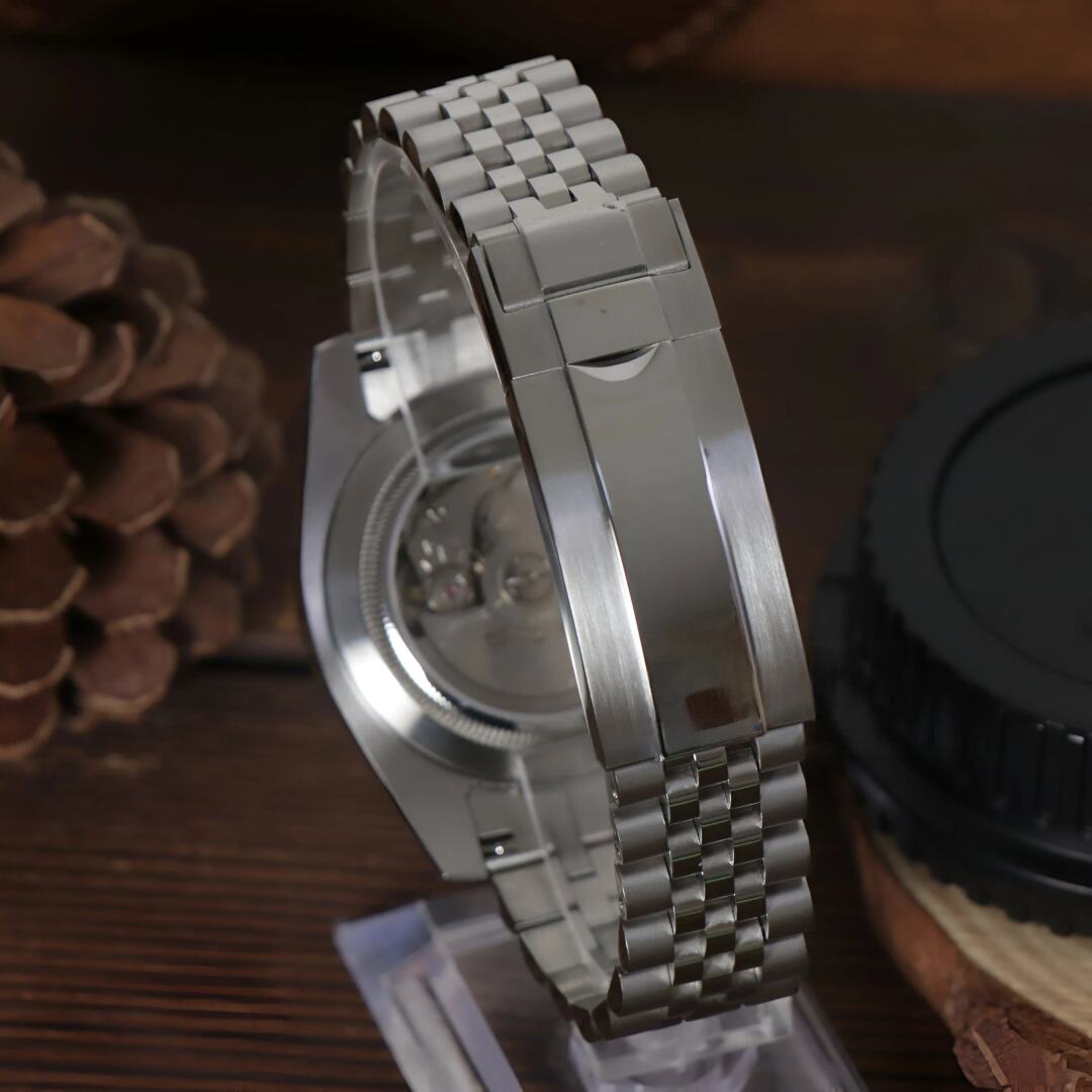 SeikoMod Datejust Sliver Black