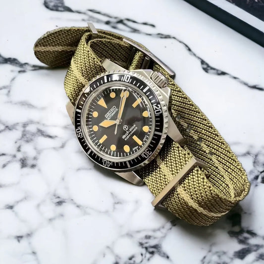 SeikoMod Submariner Vintage Black 200m