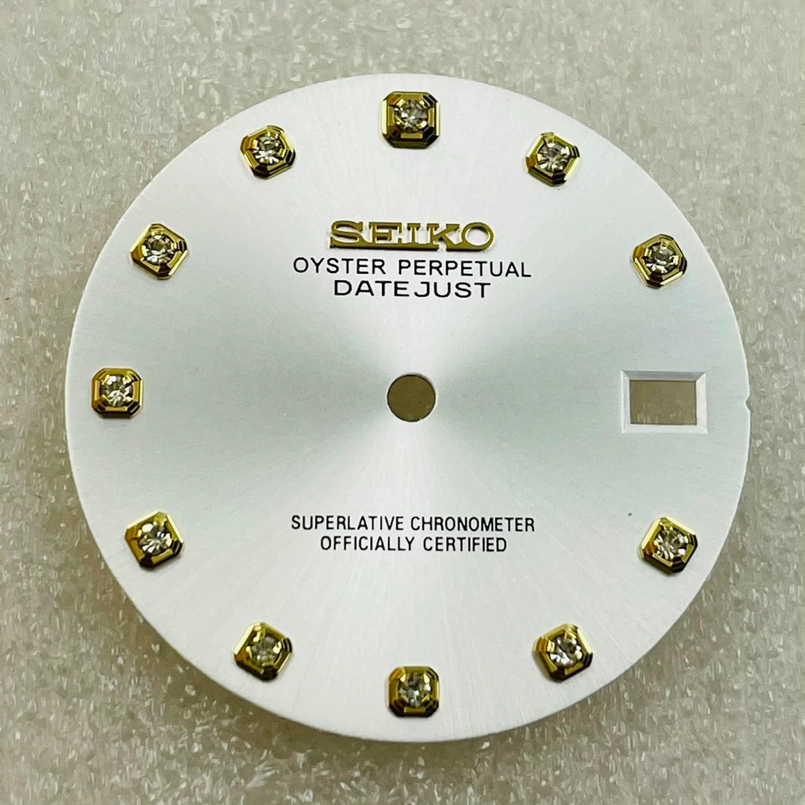 Custom SeikoDial diamond