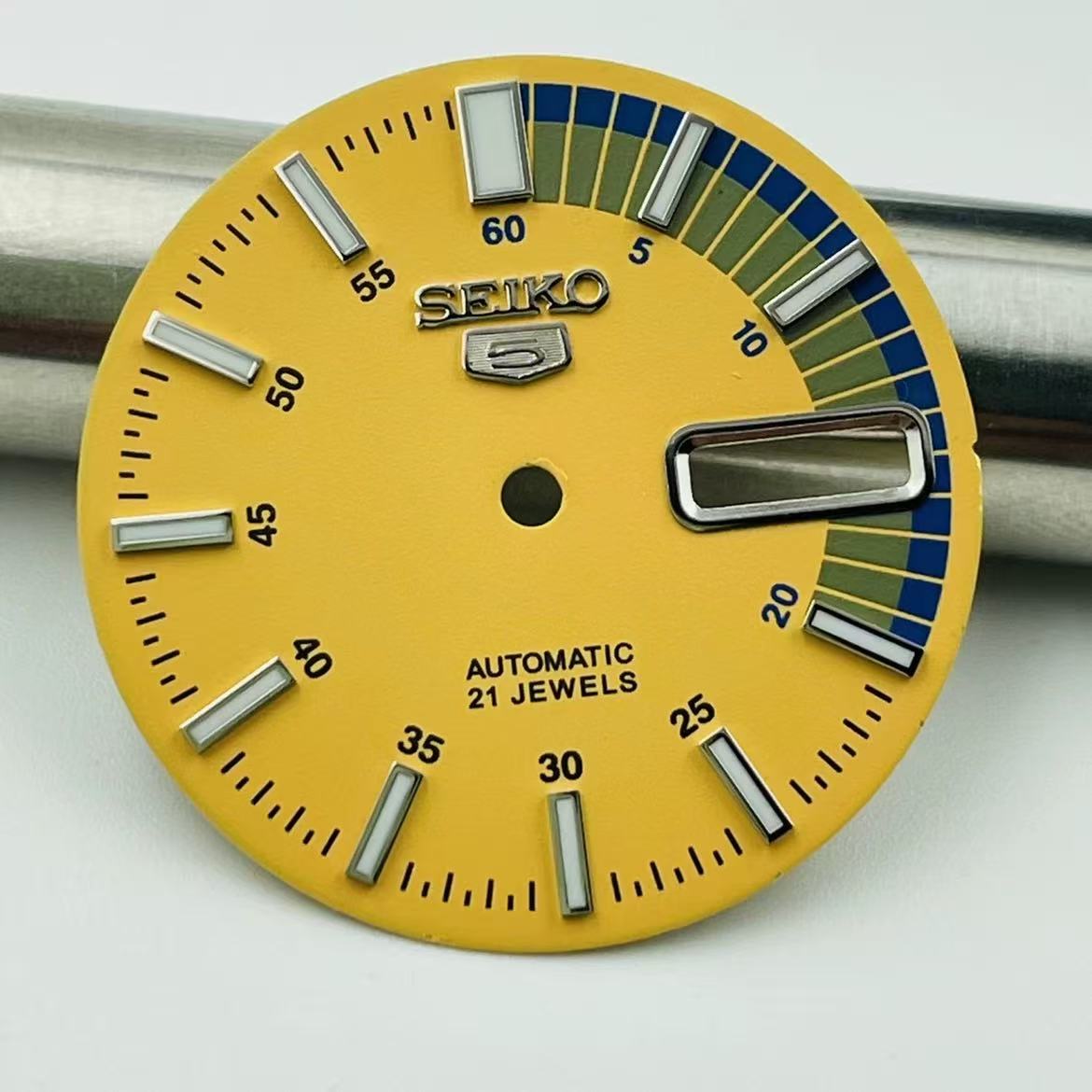 Custom SeikoDia Dual Calendar rainbow