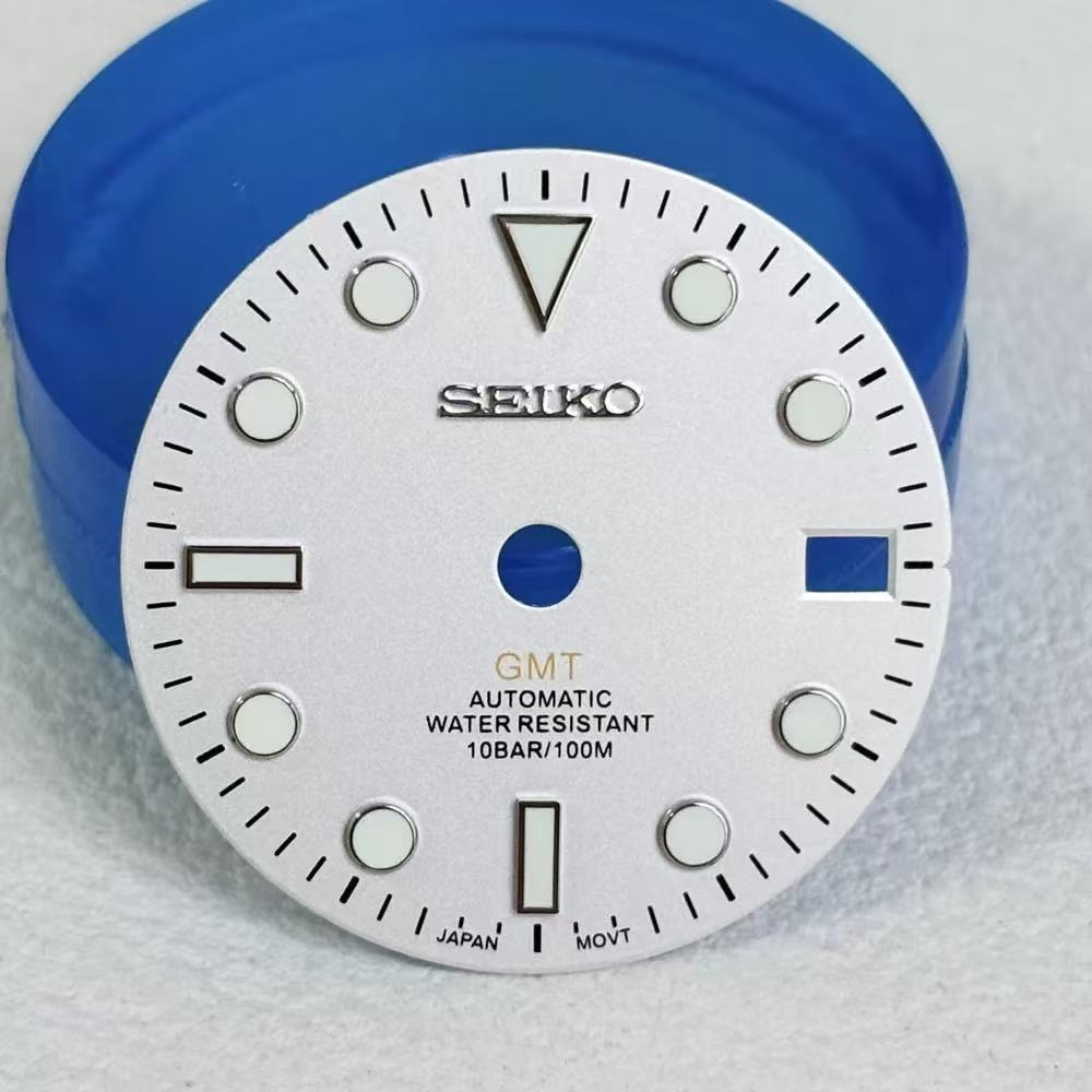 Custom SeikoDial GMT White