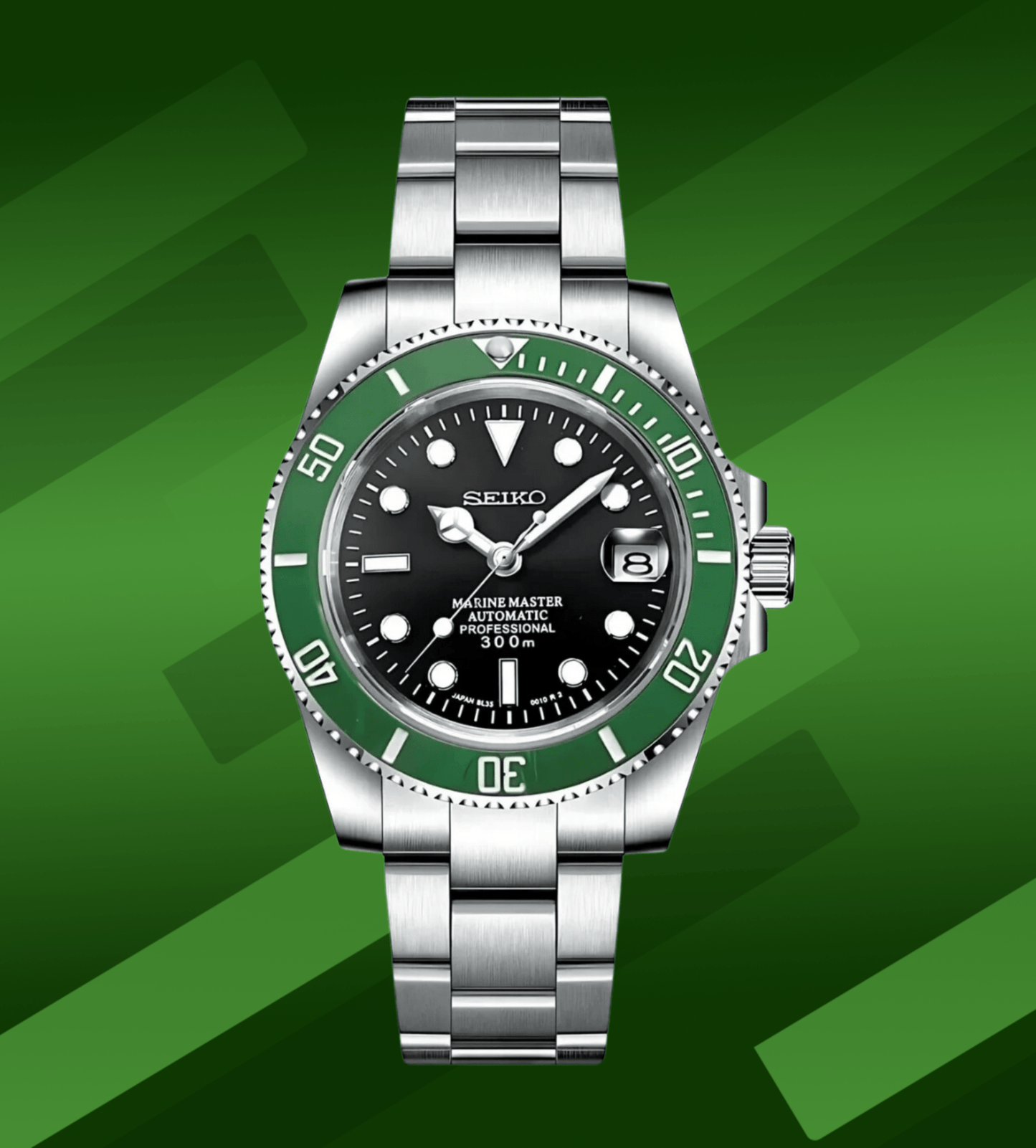 SeikoMod Submariner Kermit