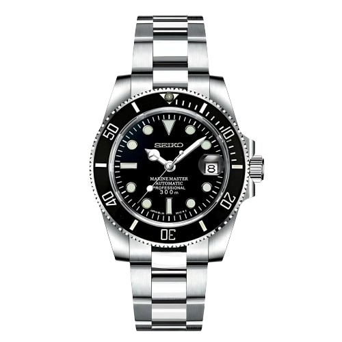 SeikoMod Submariner Black