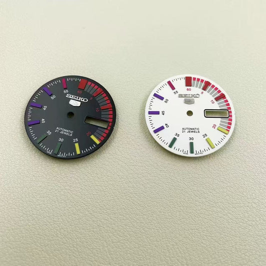 Custom SeikoDia Dual Calendar rainbow