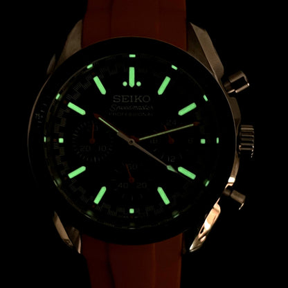Custom SeikoMod Orange Speed Watch