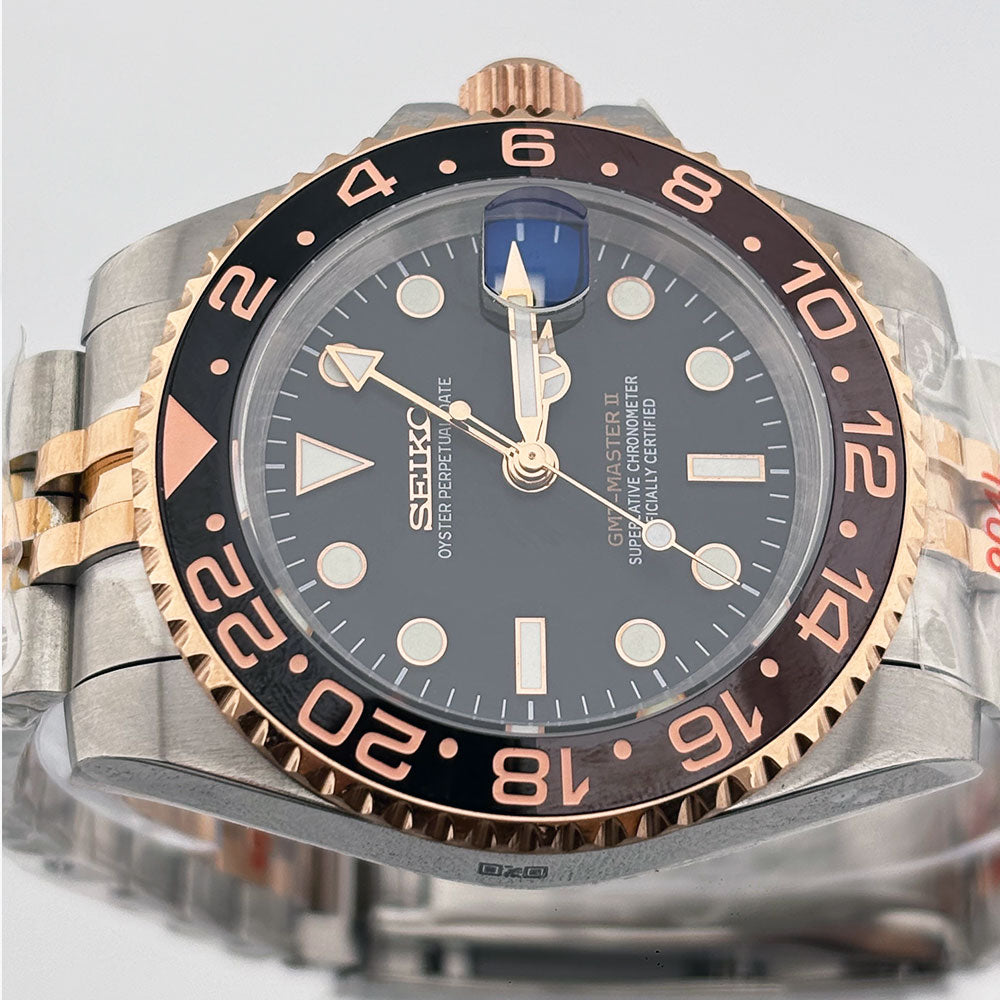 SeikoMod GMT Twotone Coke