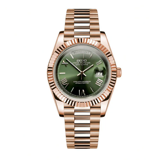 SeikoMod Day-Date Mint Green