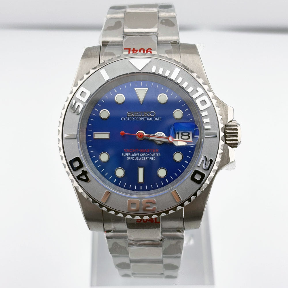 SeikoMod Yacht Master Blue