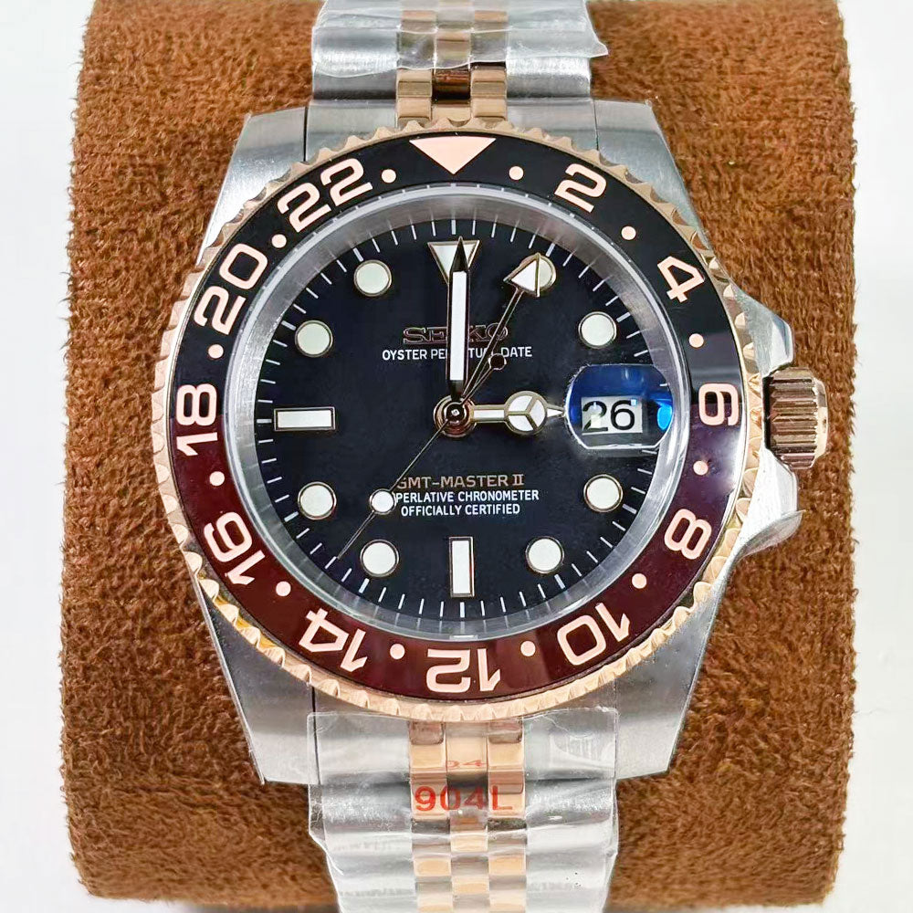 SeikoMod GMT Twotone Coke