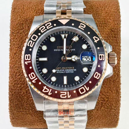 SeikoMod GMT Twotone Coke