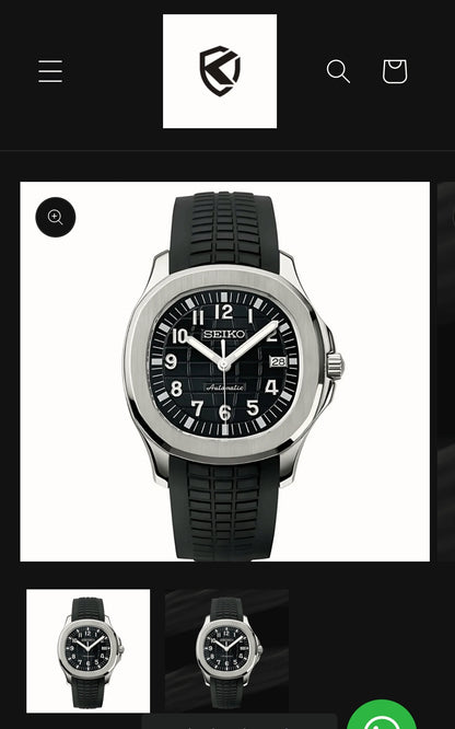 aquanautCase, plogo strap, o dial, no hands