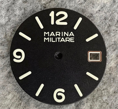 Custom 40mm, Chinese movement, no second hand