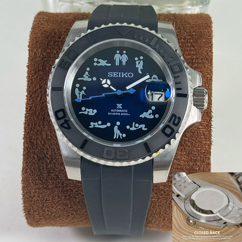 SeikoMod Submariner Funny position