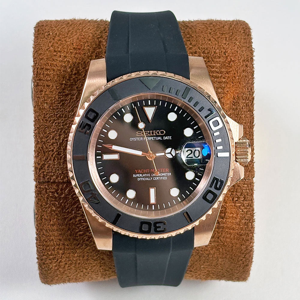 SeikoMod Yacht Master Rose Gold