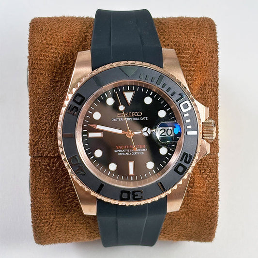 SeikoMod Yacht Master Rose Gold