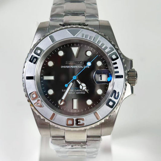 SeikoMod Yacht Master Grey