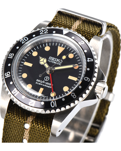 Custom SeikoMilsub Vintage GMT Mod