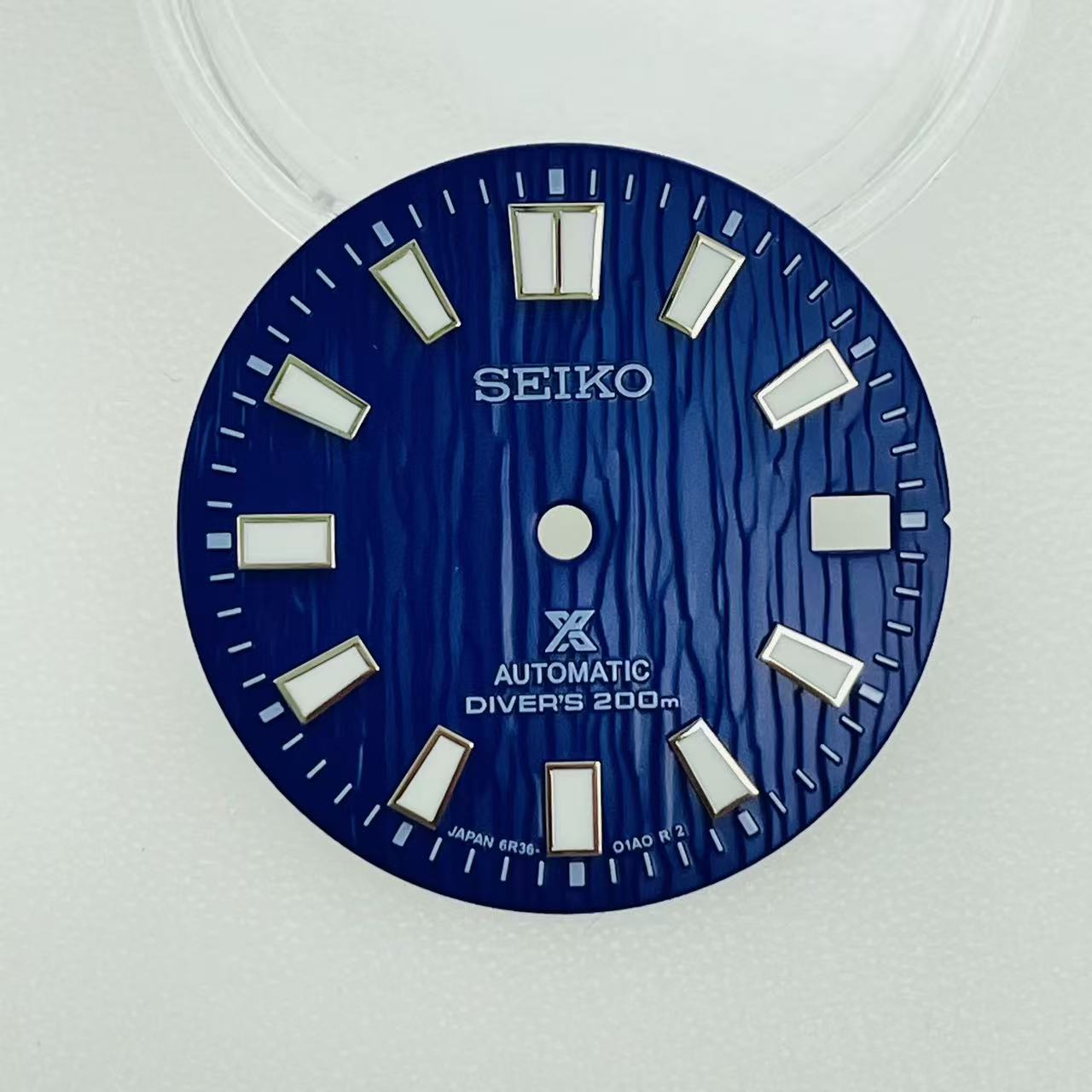 Custom SeikoDial tree grain