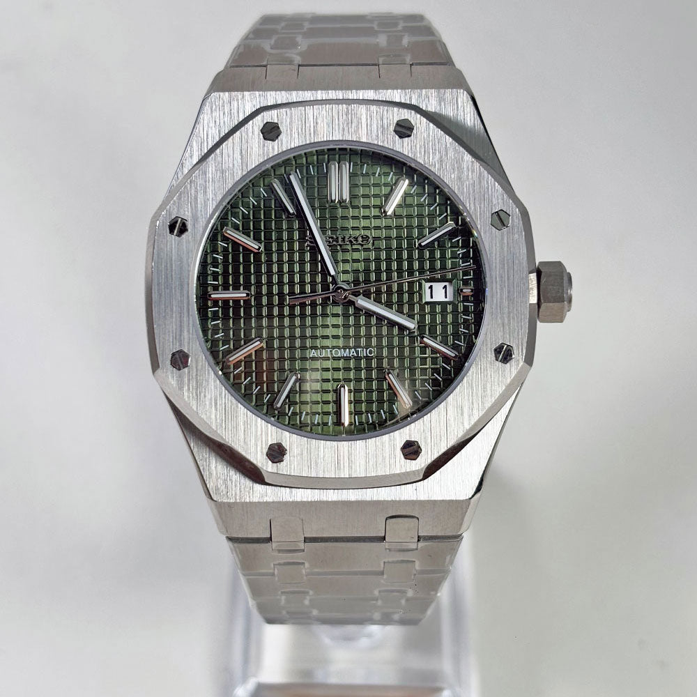 SeikoMod Royal Oak Olive Green