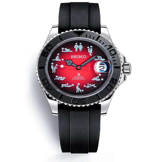 SeikoMod Submariner Funny position