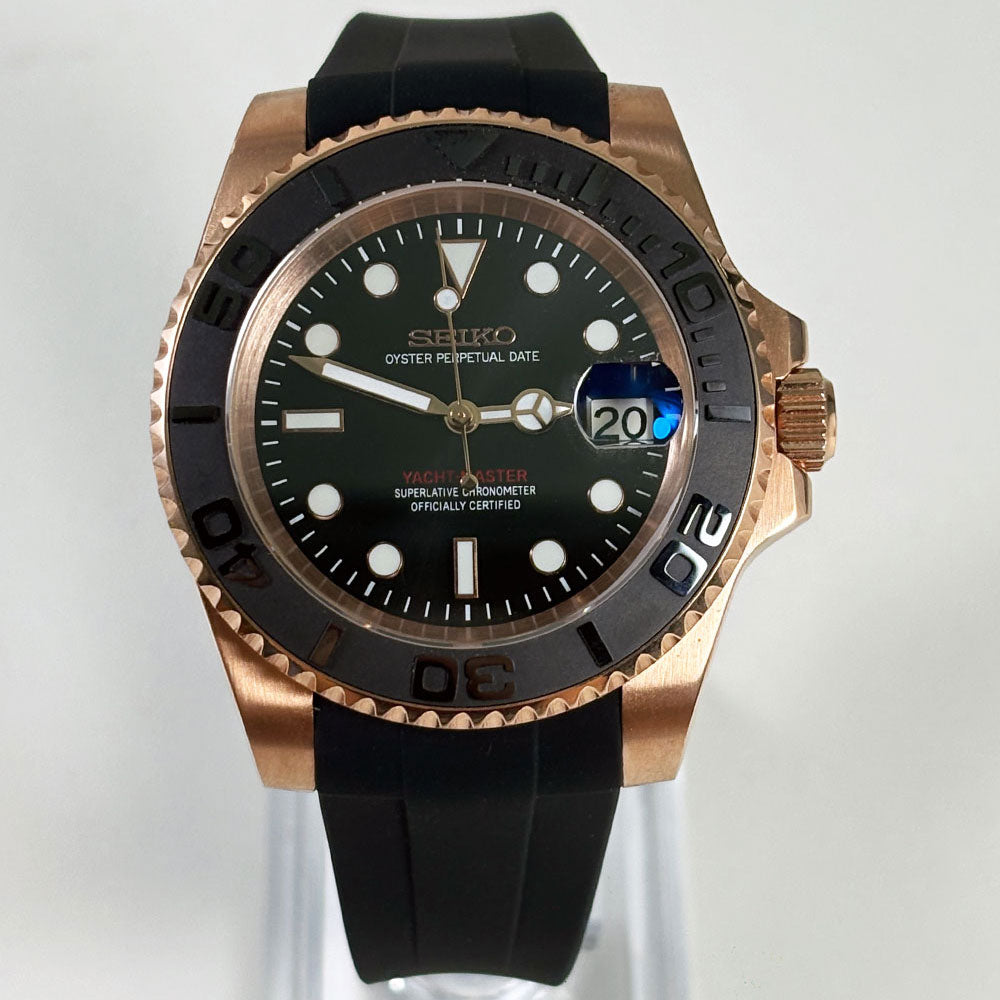 SeikoMod Yacht Master Rose Gold