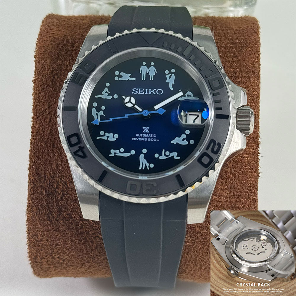 SeikoMod Submariner Funny position
