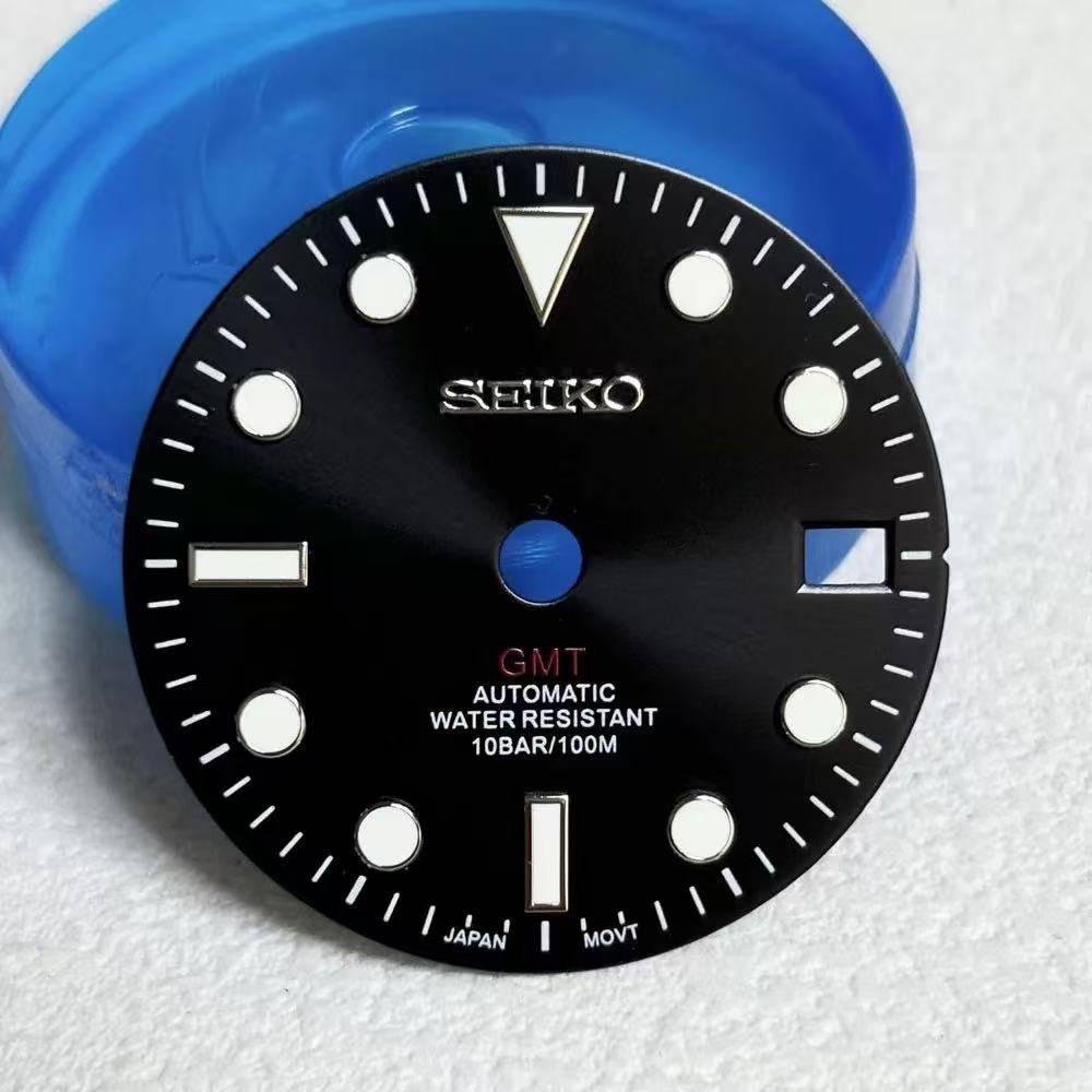 Custom SeikoDial GMT Black