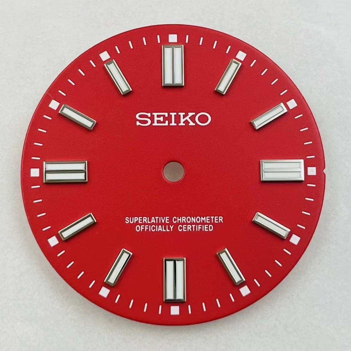 Custom SeikoDial Double vertical nails
