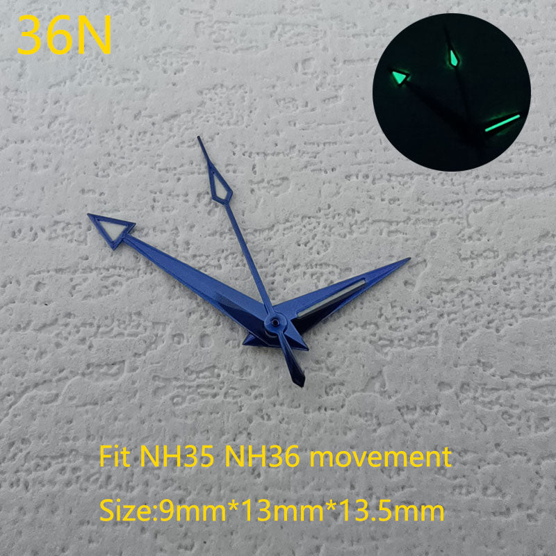 Custom watch hand triangle