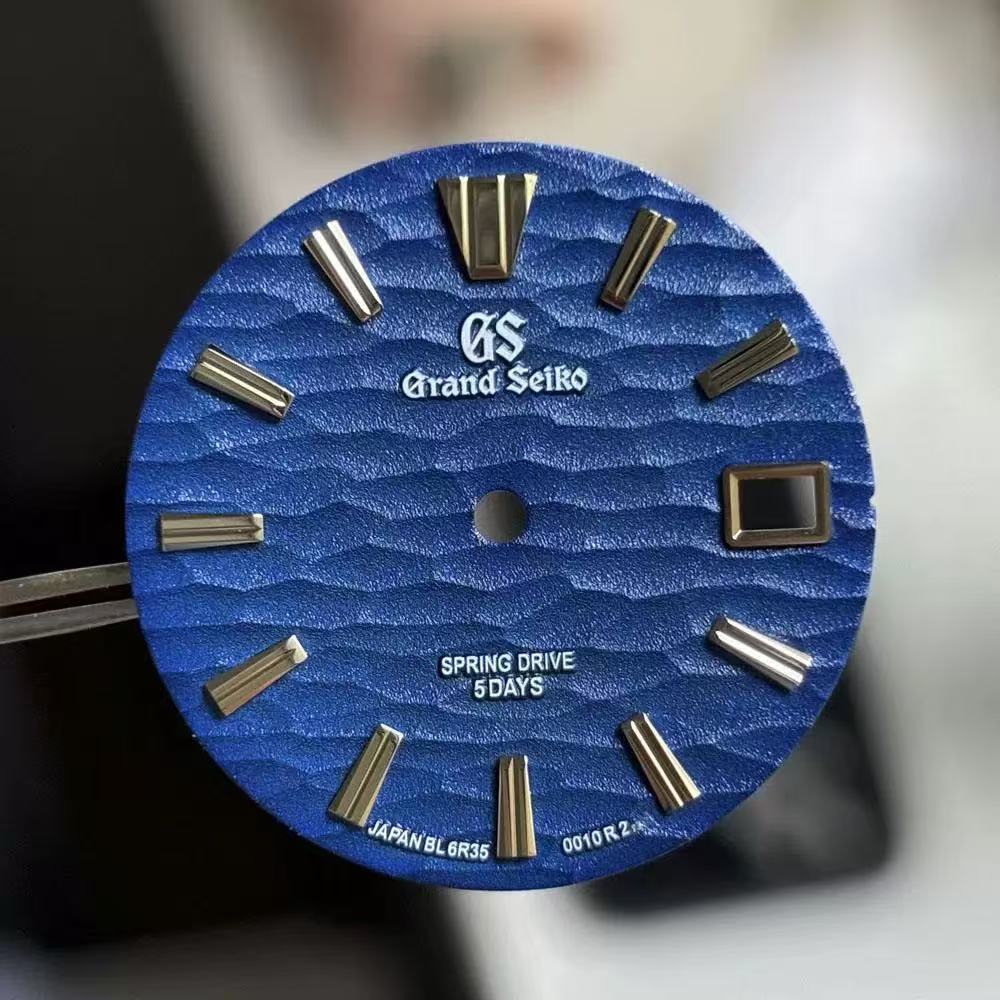 Custom SeikoDial Wave pattern GS