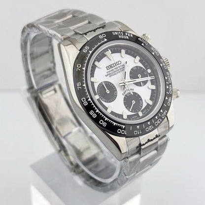 SeikoMod Daytona White Ceramic