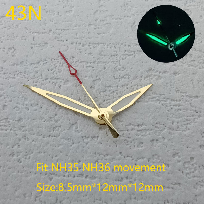 Custom watch hand Rose Gold Red