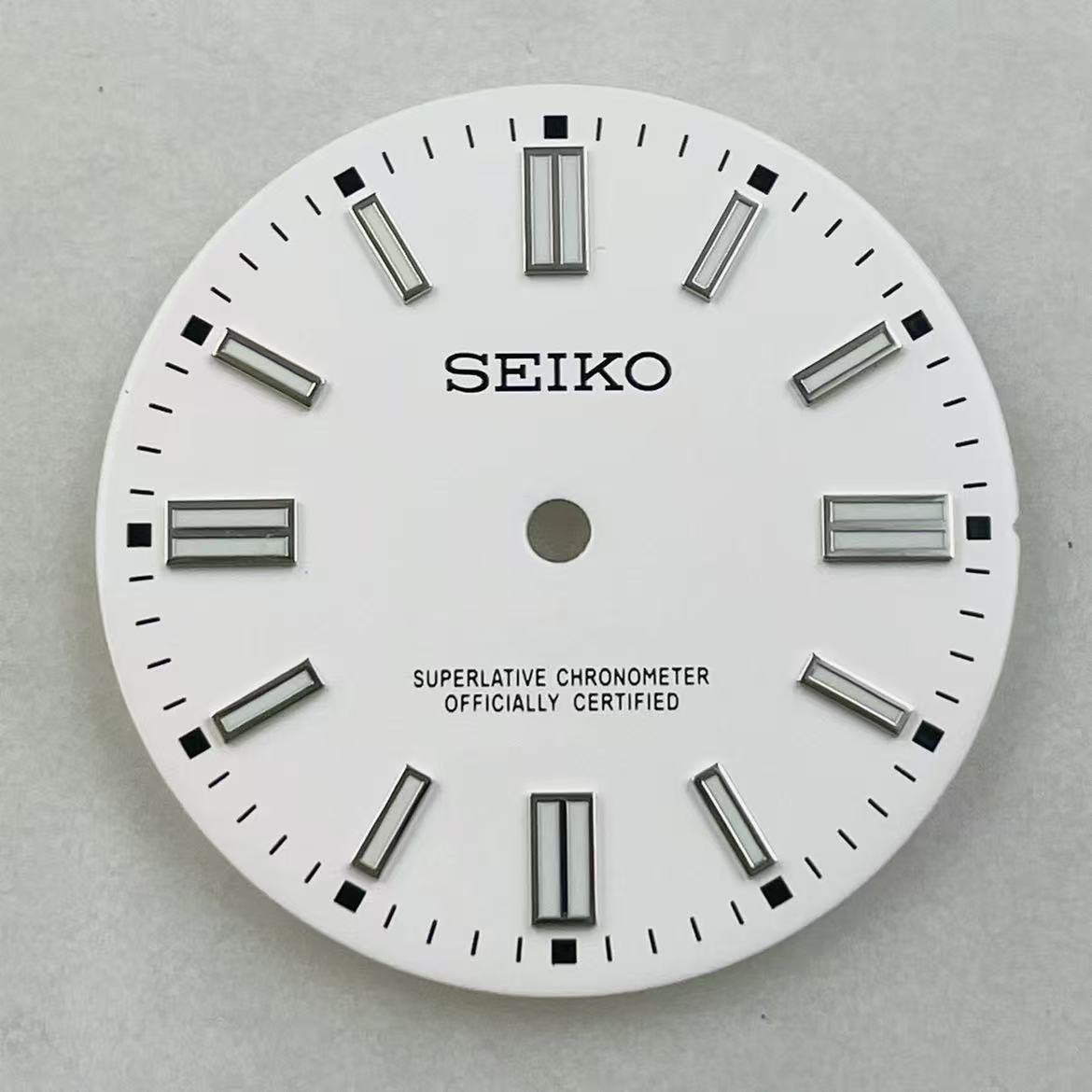 Custom SeikoDial Double vertical nails