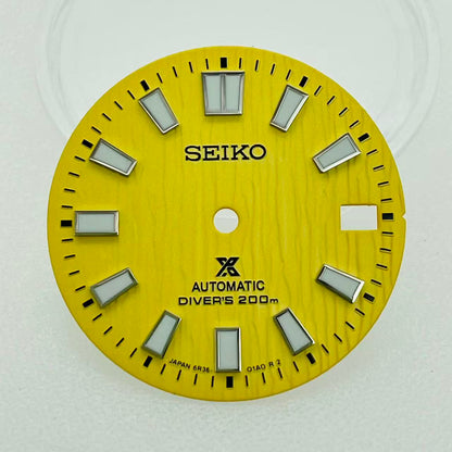 Custom SeikoDial tree grain