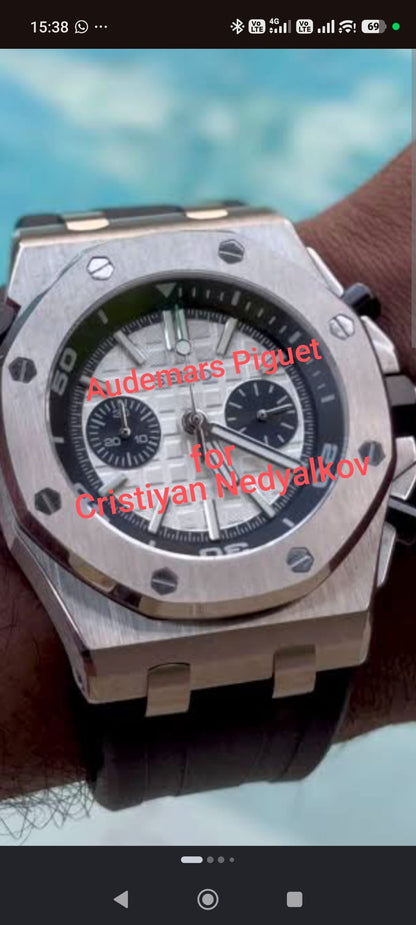 36mm nh35r watch, vk64 custom watch