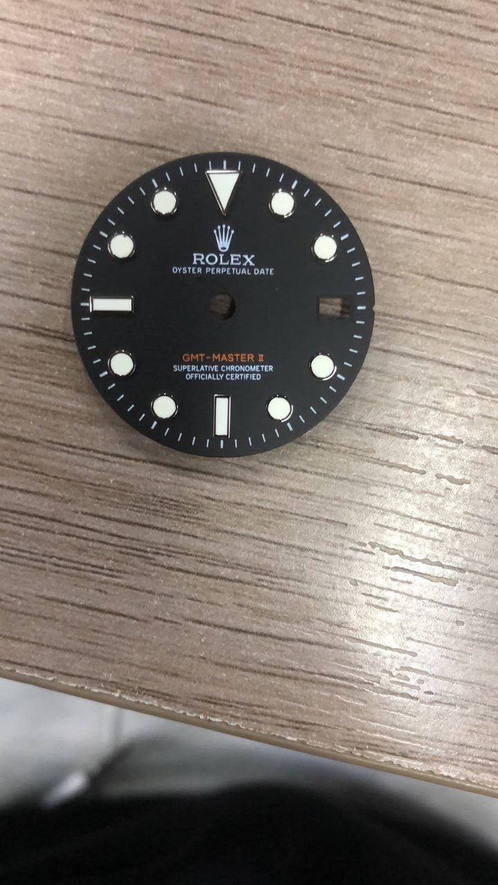 2824 dial and blue GMT dial